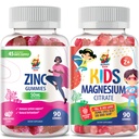 SUNNY SAM Zinc Gummies for Adults &amp; Magnesium Gummies for Kids &amp; Adults - 100mg - Calm Magnesium Chews