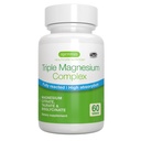 Complejo de Magnesio Triple Superior Igennus, Glycinate completo " Chelated, Taurate " Citrate, Etiquetas limpias, alta biodisponibilidad " Absorción, 60 Tabletas, Vegan, No amortiguada
