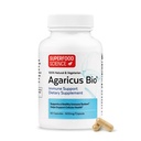 Agaricus Bio 600 mg, Natural Killer Cell Activity -USA-Grown Organic Agaricus Blazei Murill Mushroom for Immune Support, Liver " Cellular Health, High Beta Glucan Supplements, 60 caps
