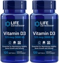 Vitamina D3 5000 UI, 120 Softgels (Pack of 2)