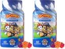 L’il Critters Paw Patrol Gummy Vites Daily Gummy Multivitamin for Kids, Vitamina C, D3 for Immune Support Cherry, Orange y Blueberry Flavors, 60 Gummies (Pack of 2)