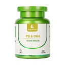 Magnesium L-threonate -100mg, DHA-100mg, Phosphatidylserine-40mg, Suplementos Complejos de Magnesio para los niños mayores Salud cerebral y soporte cognitivo Mejorar el cerebro - 60 cápsulas