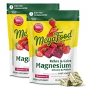 MegaFood Relax + Suplemento de Magnesio Calma - Cerdos suaves con Citrato de Magnesio " Malato para la salud del corazón, tensión muscular " Más - Vegetariano - sabor a fresa - 30 Chews por paquete (2 Pack)