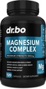 Suplemento Complejo de Magnesio Capsulas 500mg - Apoyo Energía, Relajación, Leg Cramps & Legs - Ayuda Muscle Support Suplementos - High Absorption Premium Mag Citrate Oxide - 120 Capsules
