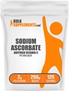 BulkSupplements.com Sodium Ascorbate Powder - for Immune Support, Sodium Ascorbate Vitamin C - Buffered Vitamin C, Gluten Free, 2g per Serving, 250g (8.8 oz) (Pack of 1)