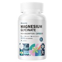 Magnesium Glycinate 400 MG por Serving 100% Chelated for High Absorption, Gentle On Stomach, Non-GMO, 90 cápsulas vegetarianas