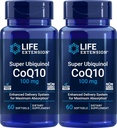 Super Ubiquinol CoQ10 100 mg, 60 softgels (Pack of 2)