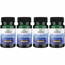 Swanson Lycopene - Suplemento Natural Promoción de la Salud de la Prostata, Salud del Corazón, " Apoya la Presión de la Sangre dentro del rango normal - Mens Health Supplement - (60 Softgels) 4 Pack