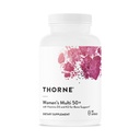THORNE - Multi 50+ de mujeres - Multivitamínico diario completo con vitaminas A, B6, B12, C, D, E, K, Zinc &amp; Más - Corazón de apoyo, Cerebro, Hueso &amp; Salud Inmunitaria* - 180 cápsulas