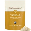 Reales Mushroom Tremella Mushroom Powder – Orgánica Tremella Extracto del Cuerpo de Frutas – para la rutina de bienestar diario – Vegan, No GMO, No Filleres – 150 Serviciones Mushroom Blend Suplementos