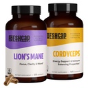FreshCap Mushrooms Performance Bundle (Lion's Mane Capsules y Cordyceps Capsules)