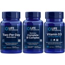 Extensión de vida Multivitamínico de dos por día, 60 cápsulas ← BioActive Complete B-Complex, 60 cápsulas TEN Vitamin D3 125 mcg (5000 UI), 60 softgels ANTE Bone & inmunosalud, energía y metabolismo soporte