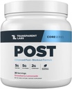 Laboratorios Transparentes Post - Post-Workout Recuperación Muscle Builder con L-Glutamine, Beta-Alanine y BetaPure Betaine Anhydrous para la recuperación del músculo y el edificio del músculo - 30 Servimientos, Strawberry Lemonade
