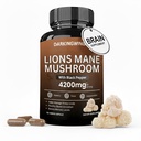 Lions Mane Mushroom Capsules  4200mg Lion’s Mane Mushroom Powder