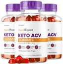 (3 Pack) Rapid Ripped Keto ACV Gummies Advanced Formula 1050MG, RapidRipped Keto Apple Cider Vinegar Gummie, RapidRippedKeto and ACV Gummys Support, 180 Gummies for 3 Months