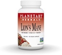 Planetario Herbals Lion's Mane, para Memoria, Focus y Mood*, 1.000 mg - 90 cápsulas Vegan