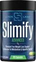 Slimify Advanced Fat Burner for Weight Loss - Garcinia Cambogia, African Mango, y Grains of Paradise - Metabolism Boost, Disminuir la competencia y aumentar la energía - Estim Free (90 cápsulas)