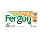 Fergon High Potency Iron Supplement Tablets 100 ea (Pack of 3)