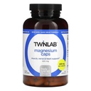 Capas de magnesio de Twinlab - Suplemento de magnesio de alta absorción para apoyar a los calambres de la pierna Alivio - cápsulas de magnesio para el alivio de estrés, 420 mg, 200 Conde, 1 Pack