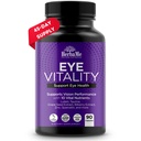 HerbaMe Eye Vitamins Suplemento con Lutein, Bilberry, Beta Carotene, L-Taurine, Zinc y Quercetina, 90 cápsulas, soporta Visión, Salud Ocular y Macular, ayuda a los ojos a filtrar luz azul