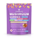 Mushroom Suplemento Gummies con Ashwagandha y Lions Mane, Maitake, Turquía Tail, Reishi, Chaga, Shiitake, Cordyceps Nootropic Brain Supplement for Focus, Memory, Immune, Support and Stress Relief