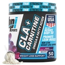 BPI Sports CLA+Carnitine – CLA L Carnitine " Linoleic Acid – L Carnitine Supplement for Weight Loss, Metabolism " Lean Muscle – Caffeine Free – Grape – 50 Servings – 12.34 oz