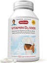 ANDREW LESSMAN Vitamin D3 5000 UI 180 Capsules - High Potency, Essential for Calcium Absorption, Supports Bone Health, Healthy Muscle Function, Immune System, More. Small Easy to Swallow Capsules