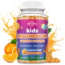Calma Magnesium Gummies para Niños - Magnesium Glycinate Supplement for Sleep, Brain, Immune & Bone Health - Great Tasting Magnesium Gummies for Kids &amp; Adults - Vegan Sugar Free Orange 60ct