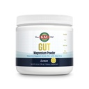 KAL Gut Magnesium Plus Aloe Vera Powder - Lemon Drink Mix - Magnesium Citrate Suplemento con Aloe Vera Gel para Digestión &amp; Relajación Soporte - No Azúcar - 60 días Garantía, 40 Servimientos, 4.8 OZ
