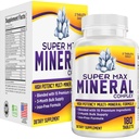 3-Month Multimineral Supplement Support Iron-Free Formula | Daily Multiminerals | Multi-Mineral Supplements | Minerals Complex | 90-Day Bulk Supply | 180 Tablets
