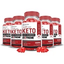 Justified Laboratories Trim Tummy Keto ACV Gummies Extreme (2000 mg) - 60 Count, Pack of 5 - Made with the Mother & Vitamin B12 - Non-GMO, Vegan, Gluten Free - 150 Servings