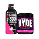 PROSUPPS L-Carnitine 3000 Stimulant Free Liquid Shots (31 Servings, Dragon Fruit) and Mr. Hyde Signature Series Pre-Workout Energy Powdered Drink (30 Servings, Pixie Dust) Bundle