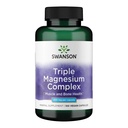 Complejo de magnesio triple de Swanson - 100 cápsulas, 400 mg