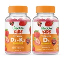 Vitamina D3 + Vitamina K2 Niños + Vitamina D Niños, Gummies Bundle - Gran Tasting, Suplemento de Vitamina, Gluten Gratis, GMO Gratis, Gummy Chewable
