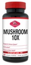 Olympian Labs 10X Mushroom Supplement Capsules - Sistema integral de apoyo a la fórmula, antioxidante, salud cerebral - 60 cápsulas (30 servidos)