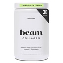 Beam Collagen Powder, Collagen for Women, Collagen with Hyaluronic Acid, Collagen Peptides Tipo 1 y 3, con Biotina, Grass Fed Bovine, Third-Party Tested, Best for Coffee, Vitamin C, 30 Servings