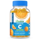 Lifeable Sugar Free Vitamin C – 250 mg – Great Tasting Natural Flavor Gummy Supplement – Vegetarian GMO-Free Chewable Vitamins – for Immune Support – for Adults – 90 Gummies