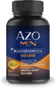 AZO Hombre Control de la vejiga, Soporte diario de la vejiga diseñado específicamente para los hombres ayuda a mantener el control saludable de la vejiga y reducir la frecuencia ocasional*, apoya la salud de la próstata*, 30 TC