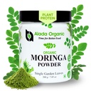 Moringa Powder Orgánica Certificada Moringa Leaf Powder, Moringa Oleifera - Rico en Antioxidantes y Vitamina Inmuna, Superalimentos para Moringa Té, Moringa Drink, India Grown, Vegan -7.05 OZ