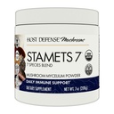 Host Defense Stamets 7 Mushroom Powder - 7 Especies Blend - Mushroom Supplement for Immune Support with Royal Sun Blazei, Cordyceps, Reishi, Maitake, Lion's Mane, Chaga & Mesima - 7 oz (133 Servings)*