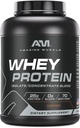 Increíble musculo Whey Protein Isolate " Concentrate Blend  durable Coffee Flavor  25 G Protein ← 5 LB (2,26 Kg) ← Non-GMO TEN Gluten-Free TEN Made in USA