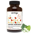 Zenkgo Mujeres Vitaminas + Probióticos 25B CFU + Alimentos completos orgánicos, soporta inmunidad, digestión, energía, vitaminas diarias A, E, B6, B12, Vegan D3, K2 (MK-7), Folato, minerales, superalimentos(60Ct/30Day)