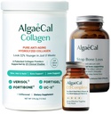 ALGAECAL Calcium, Vitamina D3 &amp; Collagen Bundle – Collagen with Clinically-Supported Verisol, Fortibone & Fortigel, Plus 13 Bone Supporting Minerals and Vitamin ADEK for Bone Health & Anti-Aging