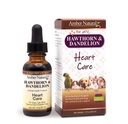 Amber NaturalZ Hawthorn &amp; Dandelion Herbal Supplement for Dogs, Cats, Birds, Rabbits, and Guinea Pigs ← Apoya la Salud del Corazón, Circulación y Equilibrio Fluido ← Cuidado Cardiovascular Natural
