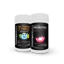 Laboratorios Inteligentes 2-en-1 Bundle of Kids’ Probiotics with Sunfiber and FOS + Probiotics de mujeres (UTI Formula with Cranberry & D-Mannose), No se requiere refrigeración, 2 meses de suministro por botella