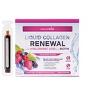 NatureWise Hydrolyzed Liquid Collagen for Women &amp; Men 4000mg - High Absorption, Type 1 & 3 Peptides with Biotin + Vitamina C + Vitamina B Complex & Hyaluronic Acid -Mixed Berry - 10 Tubes[10 Day Supply]
