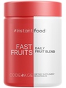 Codeage Instantfood Fast Fruits, Más de 15 Fruits Powders Equivalent All-in-One, Vegan Daily Whole Food Vitamins - Berries, Antioxidant Polyphenols & Bioflavonoid Multivitamin, Non-GMO, 90 cápsulas