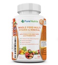 MultiVitamin y Minerales con Enzimas Probióticas - 120 Multivitaminas para Mujeres y Hombres - Empaquetado con Ingredientes WholeFood y Herbal - Potentes Antioxidantes para Apoyo Digestivo