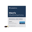 VitaMedica Multivitamínico para Hombres con Apoyo a la Salud de la Prostata ← Vitaminas, Minerales, Omega3s y Saw Palmetto ← Caja de 30 Easy Daily Packs ← Soporta la Energía Natural y el sueño