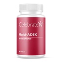 Celebrar vitaminas Multi ADEK, Iron Gratis – Multivitaminas Bariatric diarias, alto nivel de vitaminas A, D, E, K &amp; B12 para pacientes de cirugía de conmutación duodenal (60 cápsulas)